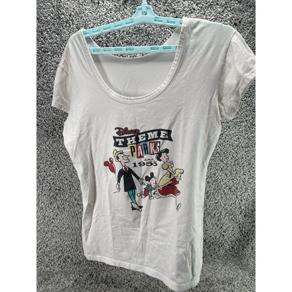 Disney Los Angeles T Shirt Women XL Limited Edition Rare Model Top Collectable - Picture 1 of 8